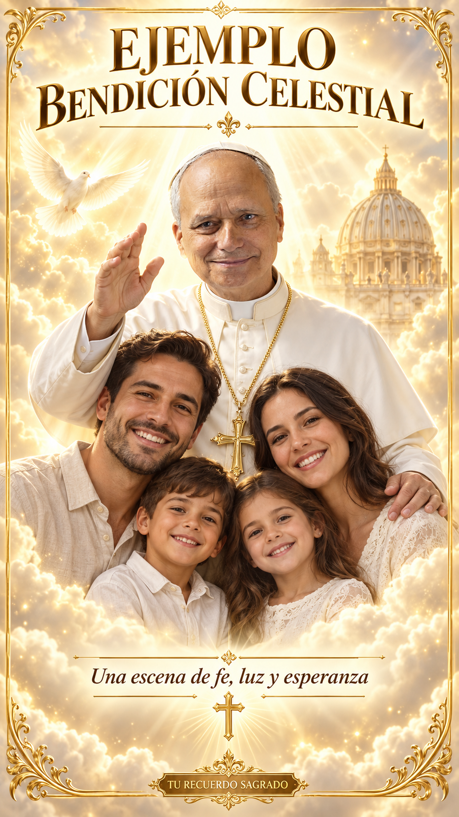 Fondo Bendición celestial